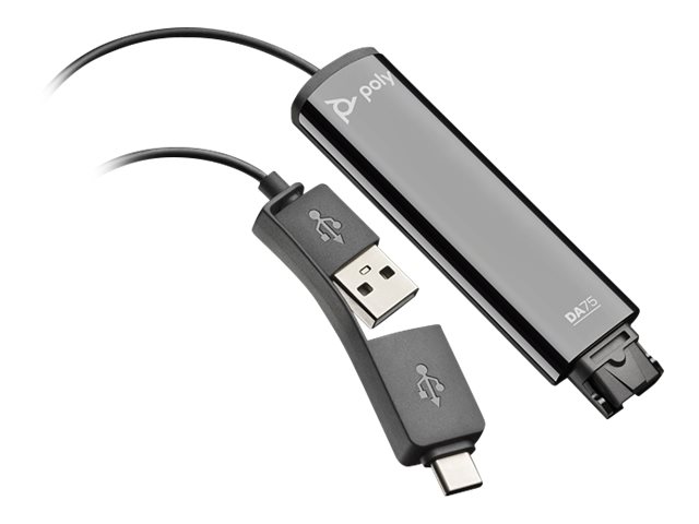 Poly DA Series DA75 - Tarjeta de sonido - USB-C / USB-A