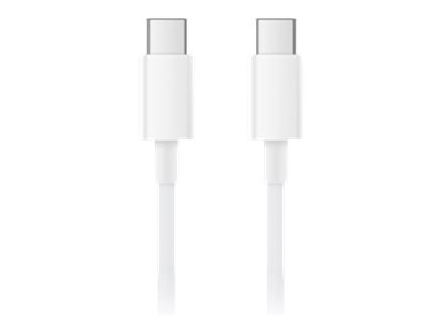 Xiaomi Mi - Cable USB - 24 pin USB-C (M) a 24 pin USB-C (M) - 5 A - 1.5 m - blanco