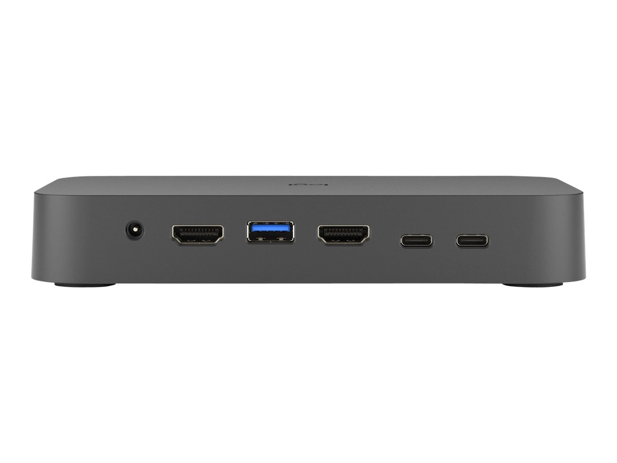 Logitech Swytch Laptop Link for Video Conferencing in Meeting Rooms - Hub - 2 x HDMI + 1 x SuperSpeed USB + 2 x USB-C - sobremesa