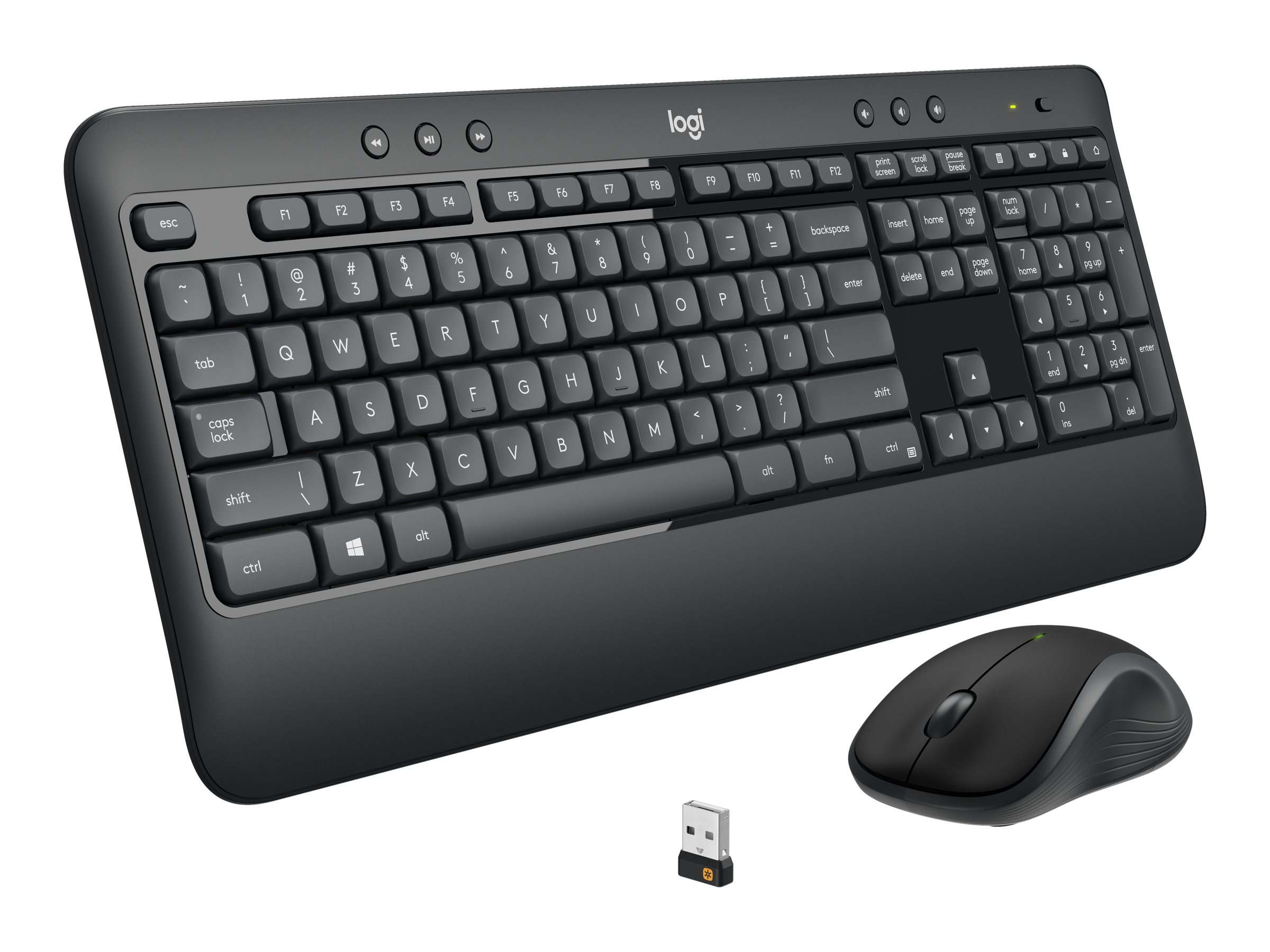 Logitech MK540 Advanced - Juego de teclado y ratón - inalámbrico - 2.4 GHz