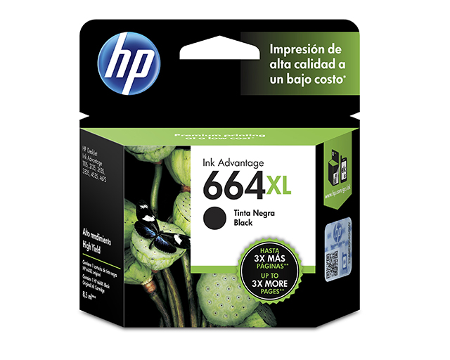 HP - Ink cartridge - Black - 664XL