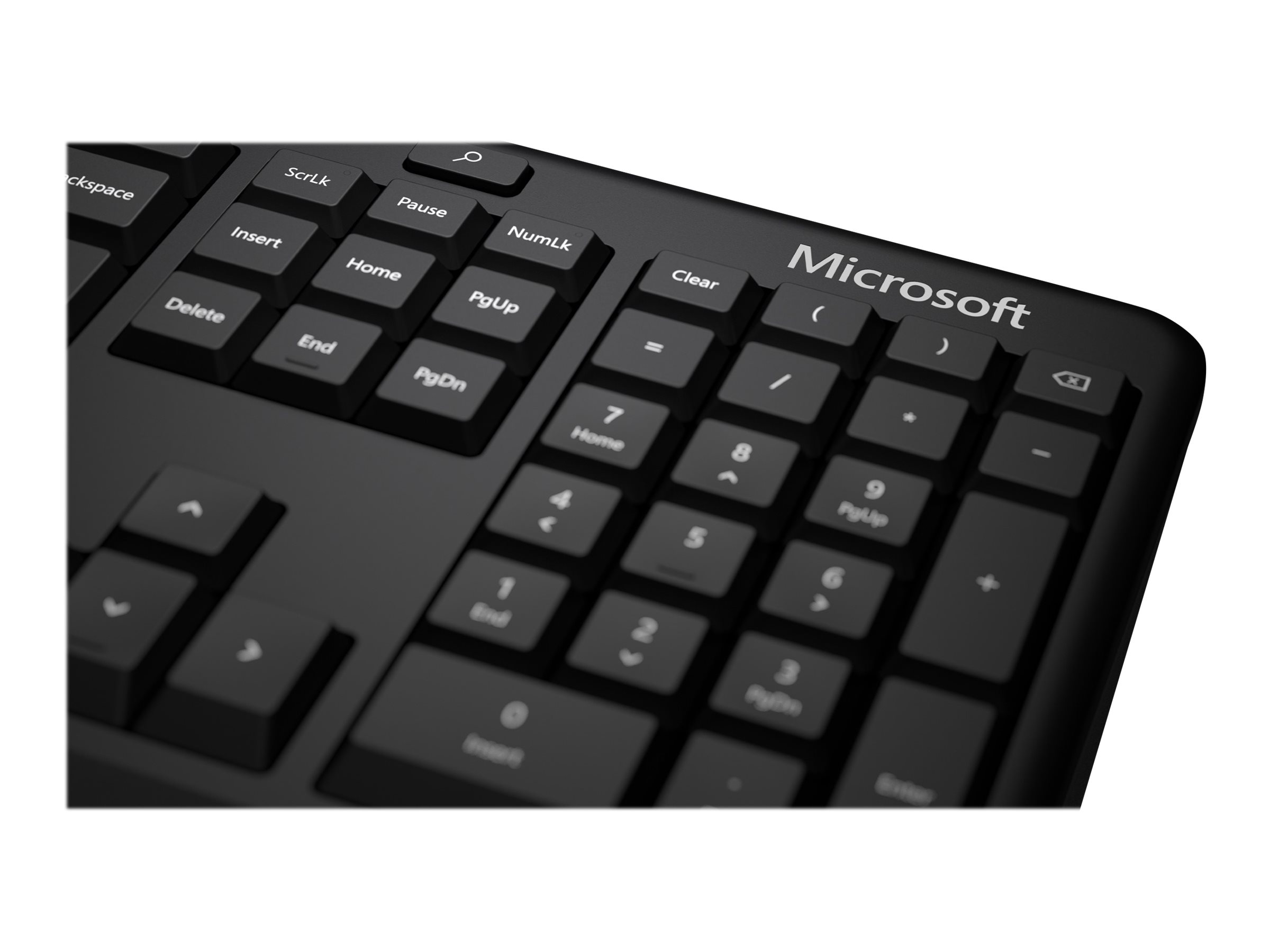 Microsoft Ergonomic Keyboard - Teclado - USB - español (Latinoamérica) - negro