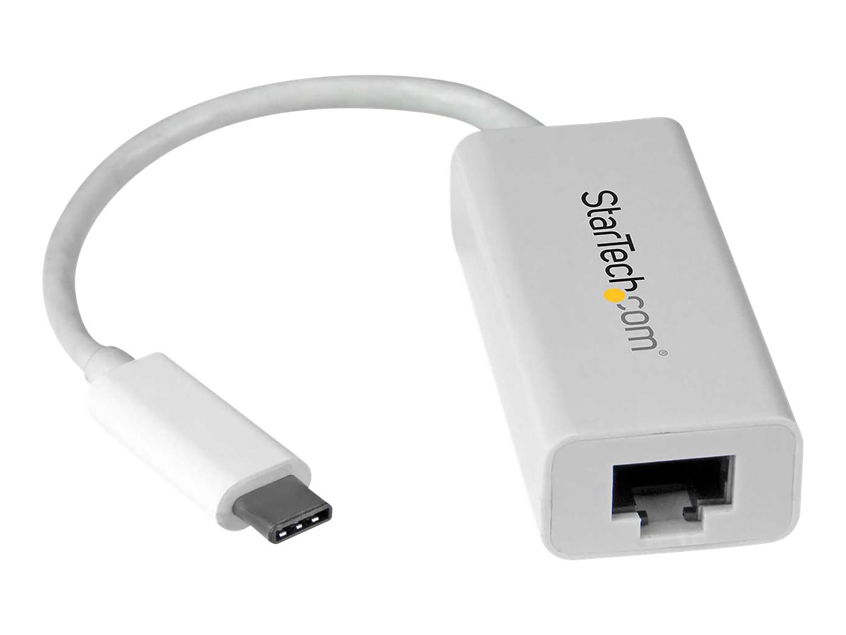 StarTech.com Adaptador de Red Gigabit USB-C - USB 3.1 Gen 1 (5 Gbps) - Blanco - Adaptador de red - USB-C - Gigabit Ethernet - blanco