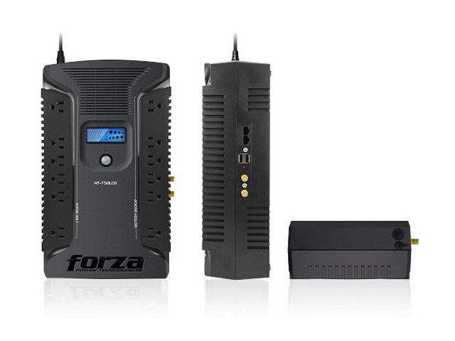 Forza - UPS - Línea interactiva - 450 vatios - 750 VA - AC 110/120 V - 12 NEMA 2 USB
