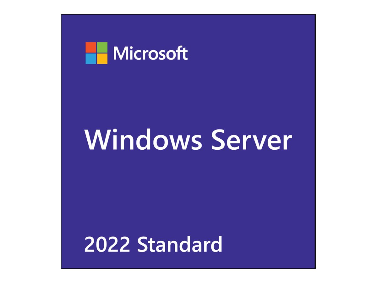 Microsoft Windows Server 2022 Standard - Licencia - 16 núcleos - OEM - DVD - 64-bit - Español