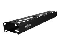 Nexxt Solutions - Conducto de organización de cables de bastidor (horizontal) - 1U - 19"