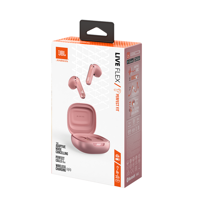 JBL LIVE - Flex - Headphones - Rosa